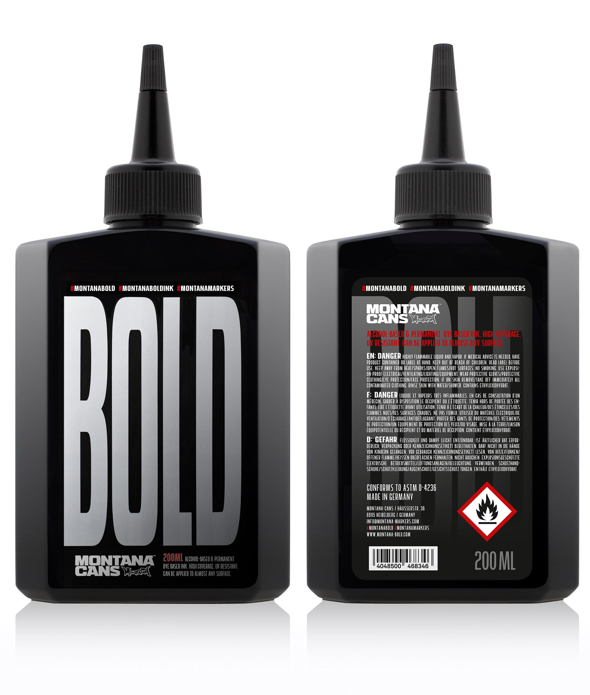 Montana BOLD Permanent Ultra Ink - 200ml náplň