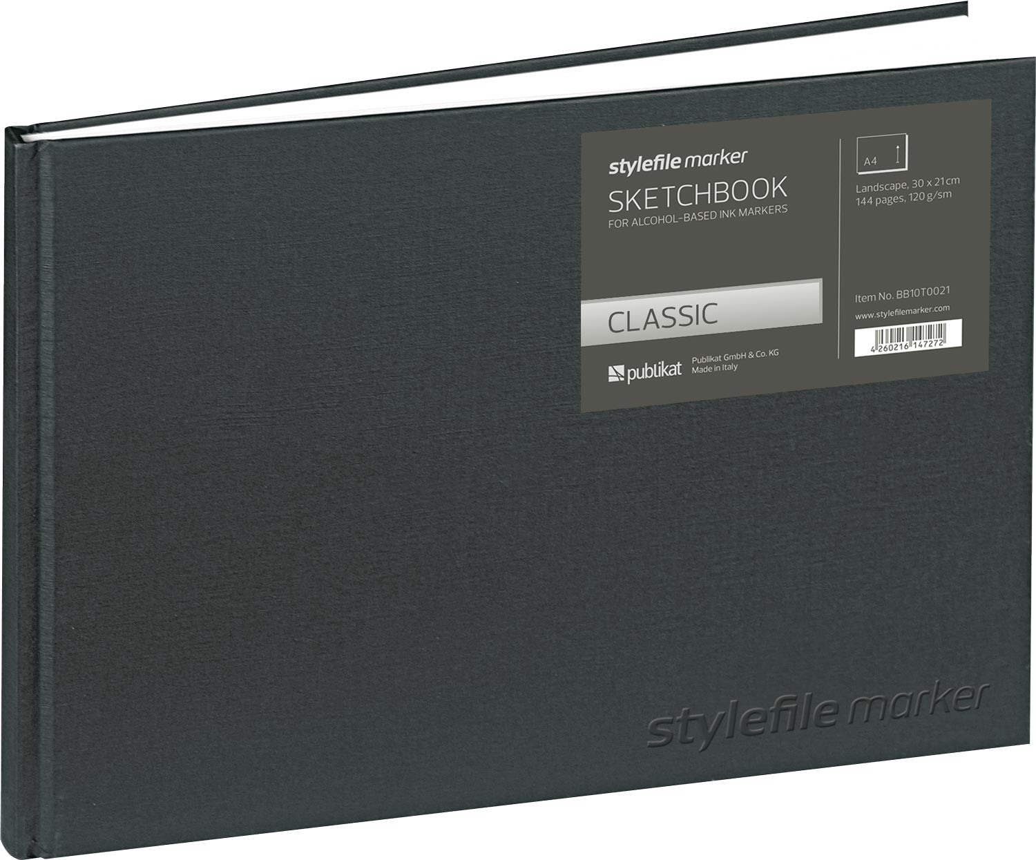 Stylefile Sketchbook Classic - A4 Horizontální