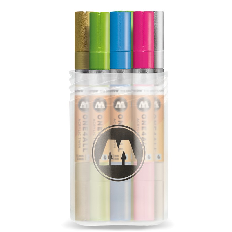 Molotow ONE4ALL Twin Main Kit 2 - 12 ks