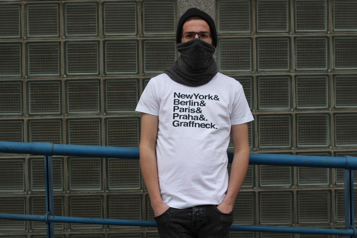 T-Shirt Cities & Graffneck by BROS - White UNI