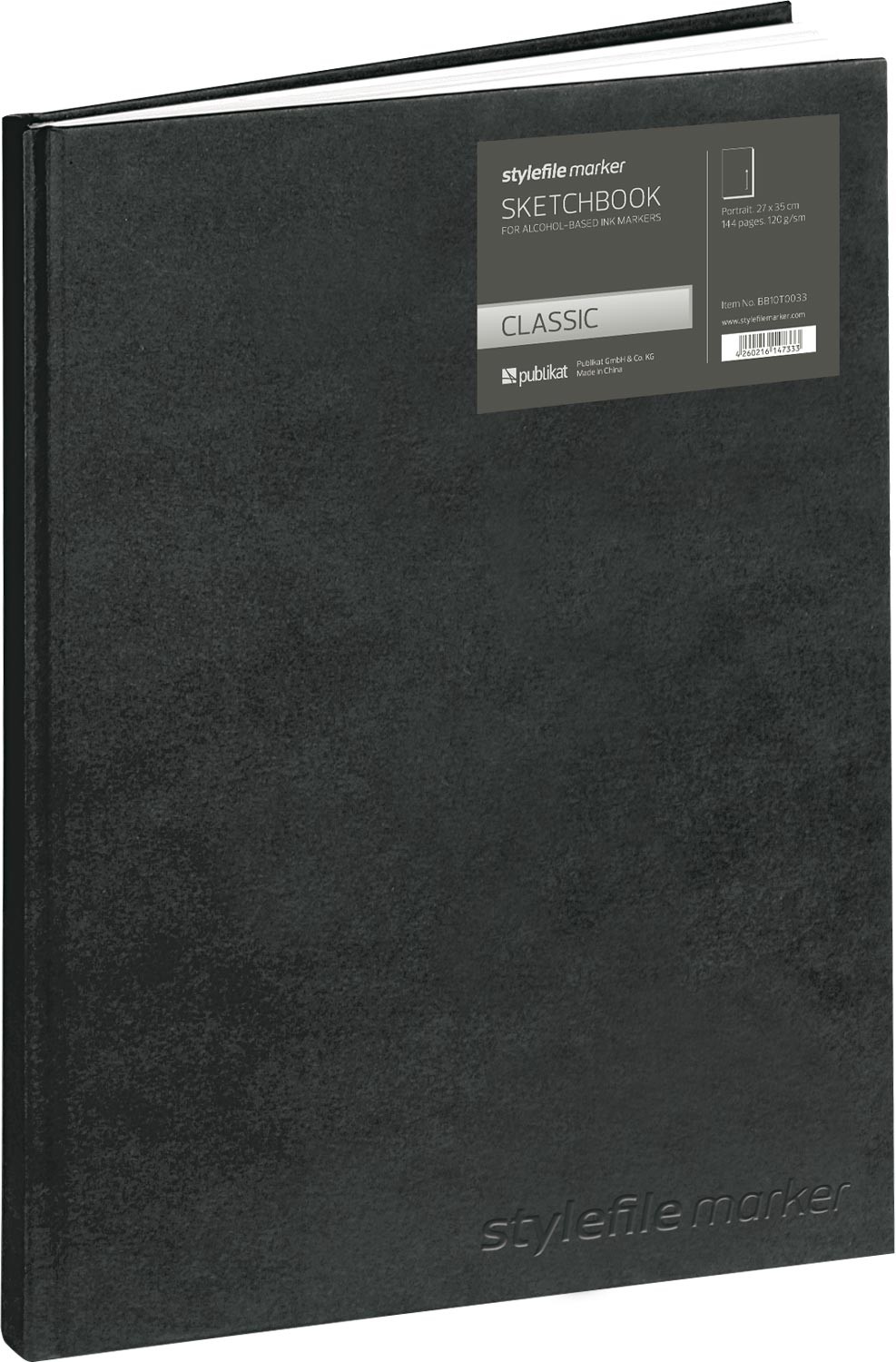 Stylefile Sketchbook Classic - 35 x 27 cm vertikální