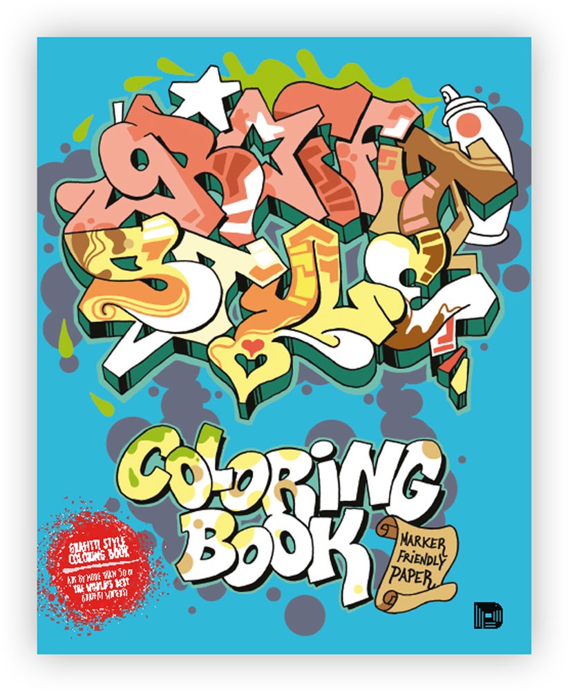 Omalovánky Graffiti Style - coloring book