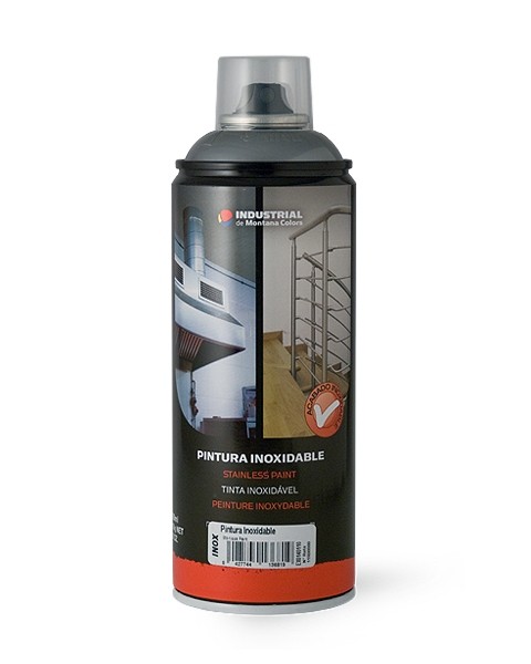 MTN Industrial nerezová barva - 400 ml