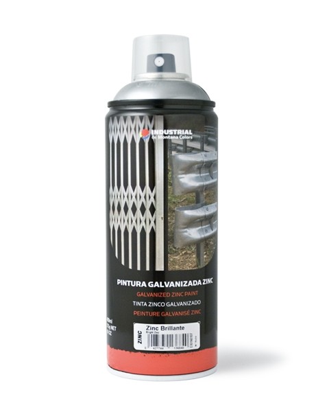 MTN Industrial galvanizovaný zinek stříbrný - 400 ml