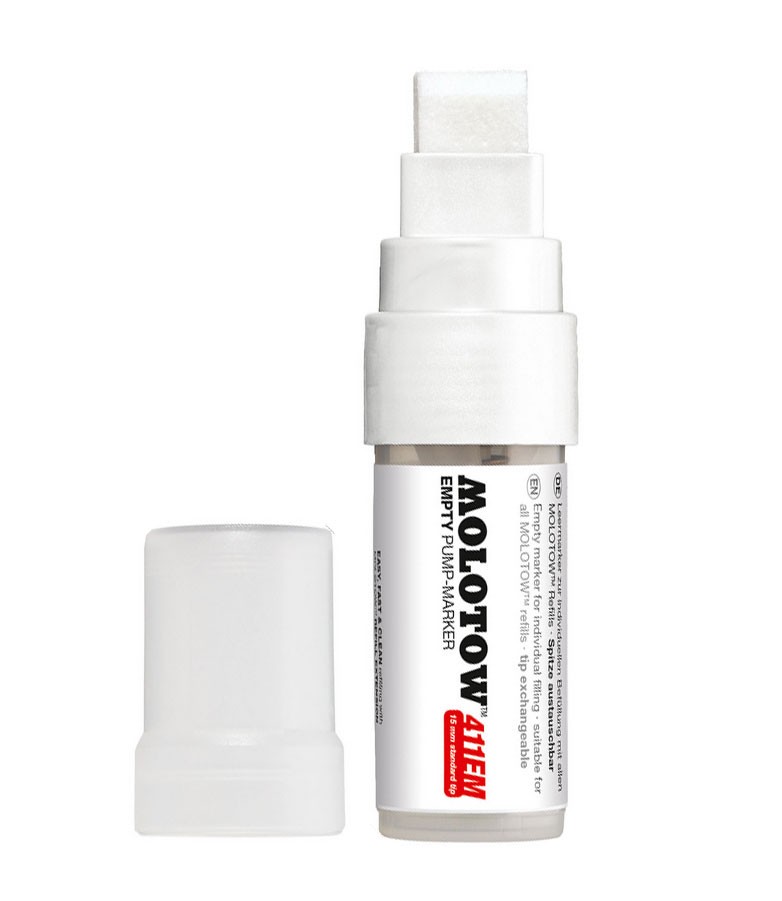 Molotow 411EM prázdný fix - 1,5 cm mini