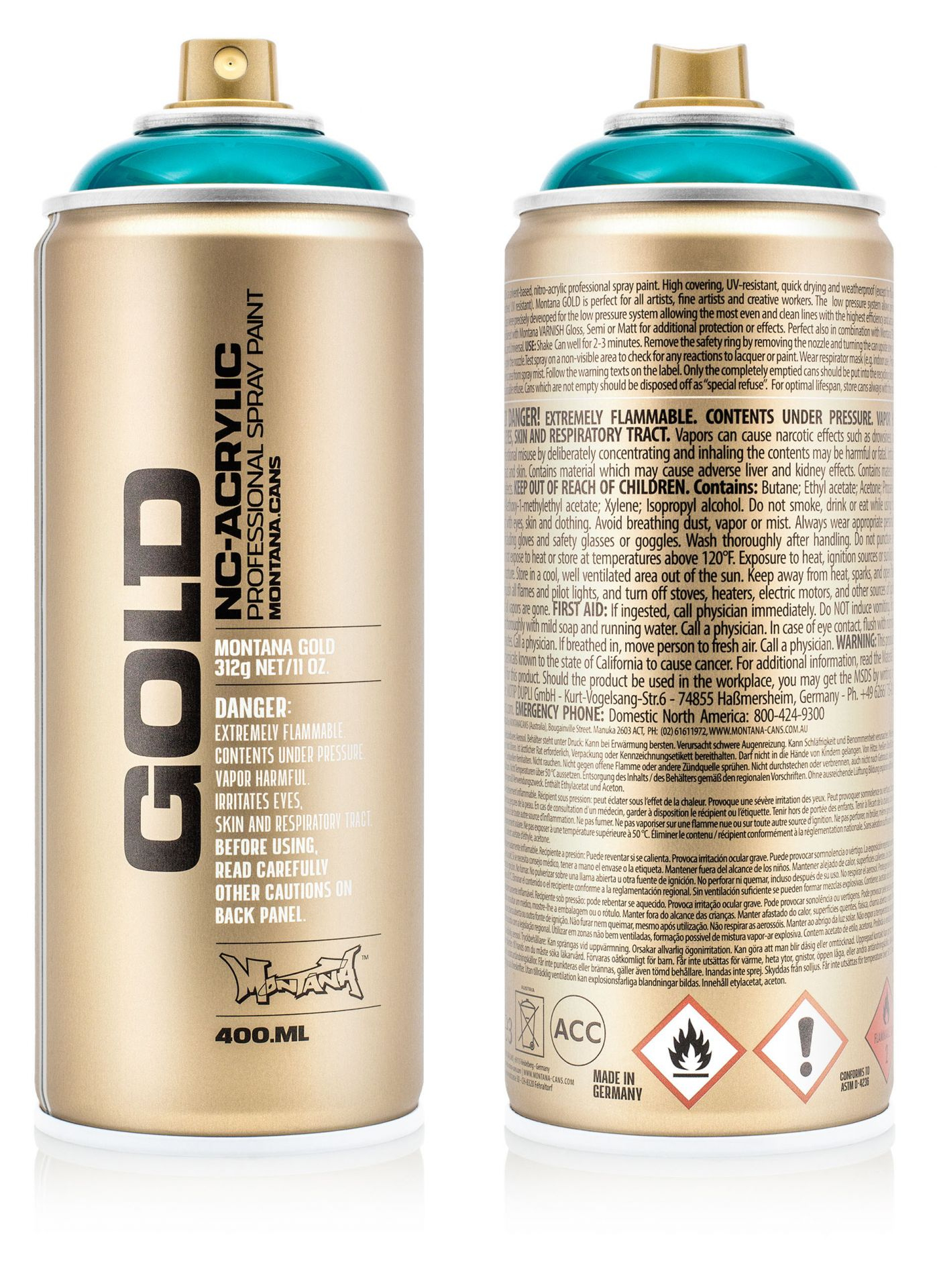 Montana Gold Transparent 400ml