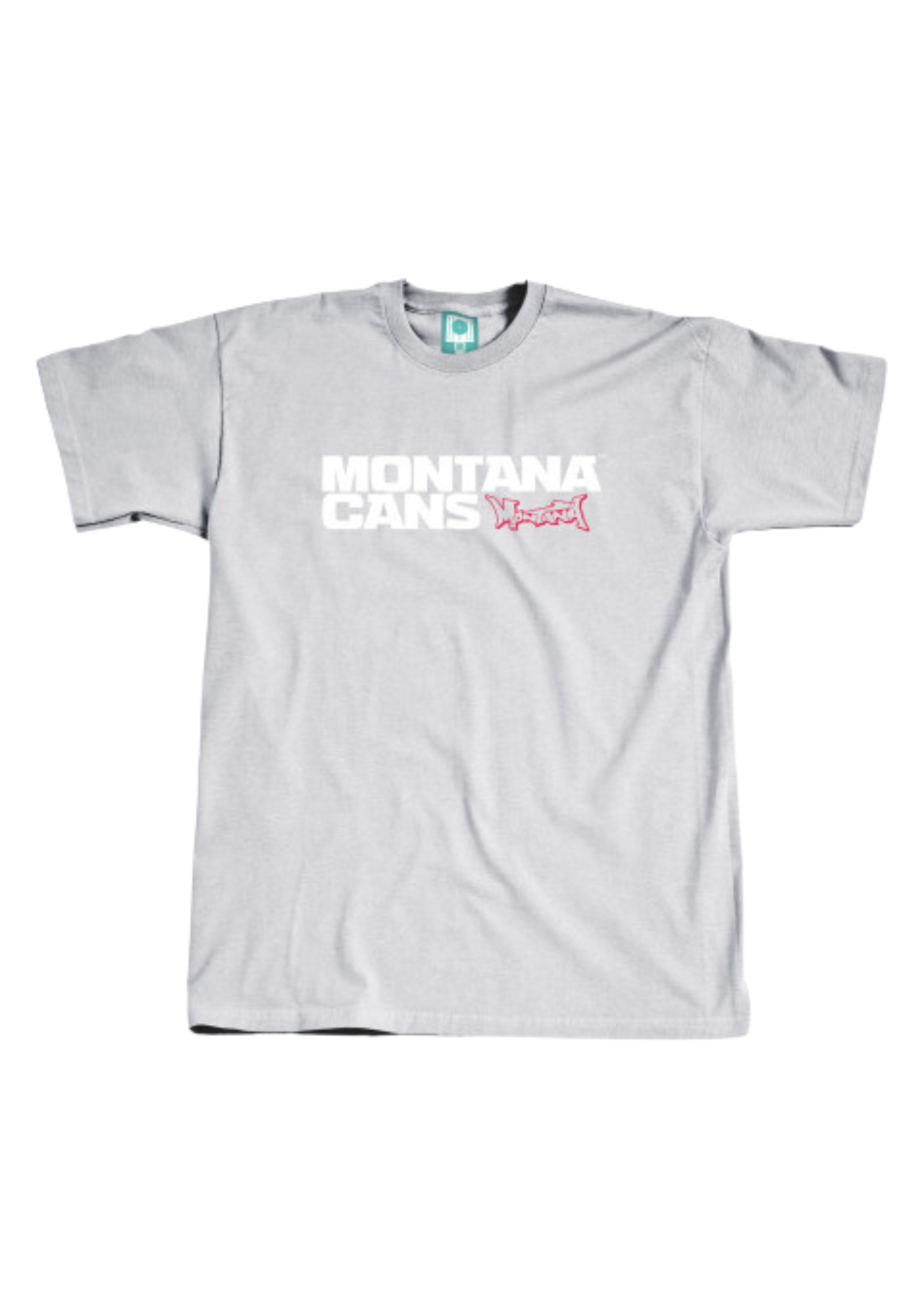 Montana T-Shirt Typo Logo Grey