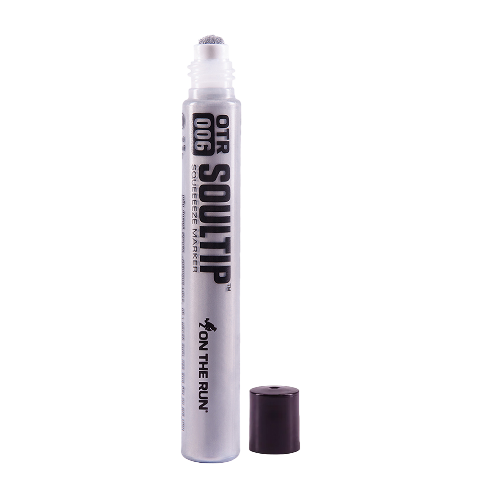 Obrázek: on-the-run-otr-006-soultip-paint-squeeze-marker-6mm-stainless-dirty-chrome