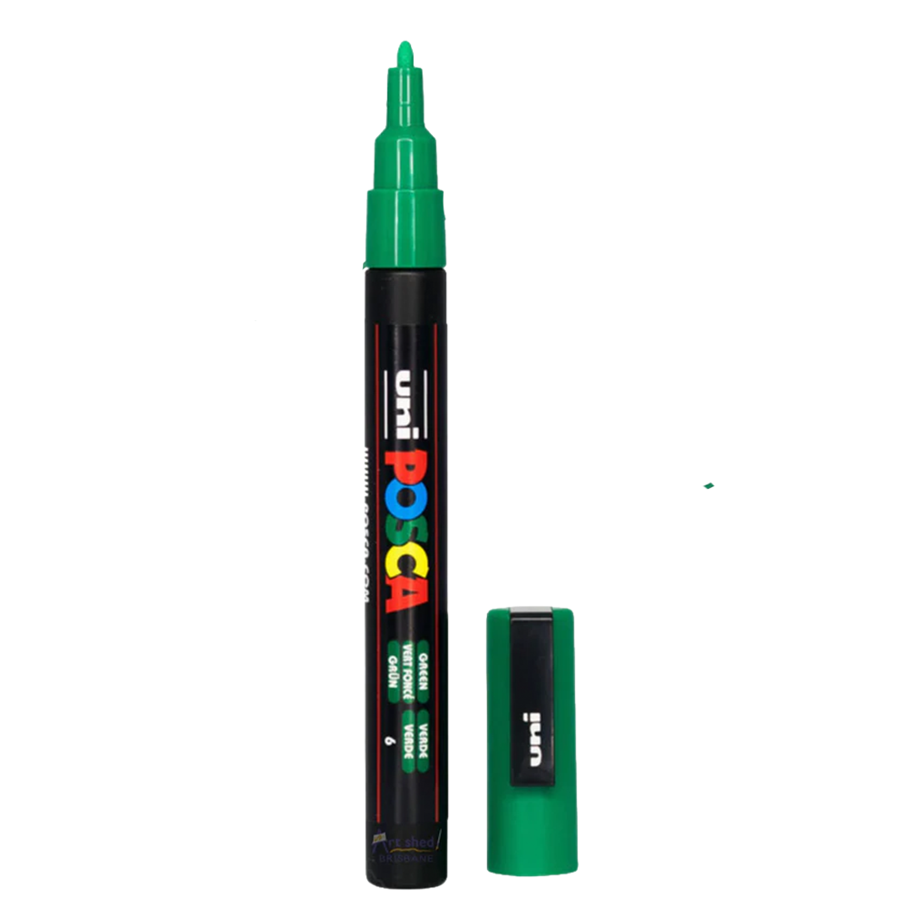 Obrázek: posca-pc-3ml-popis-0-9-1-3mm-green