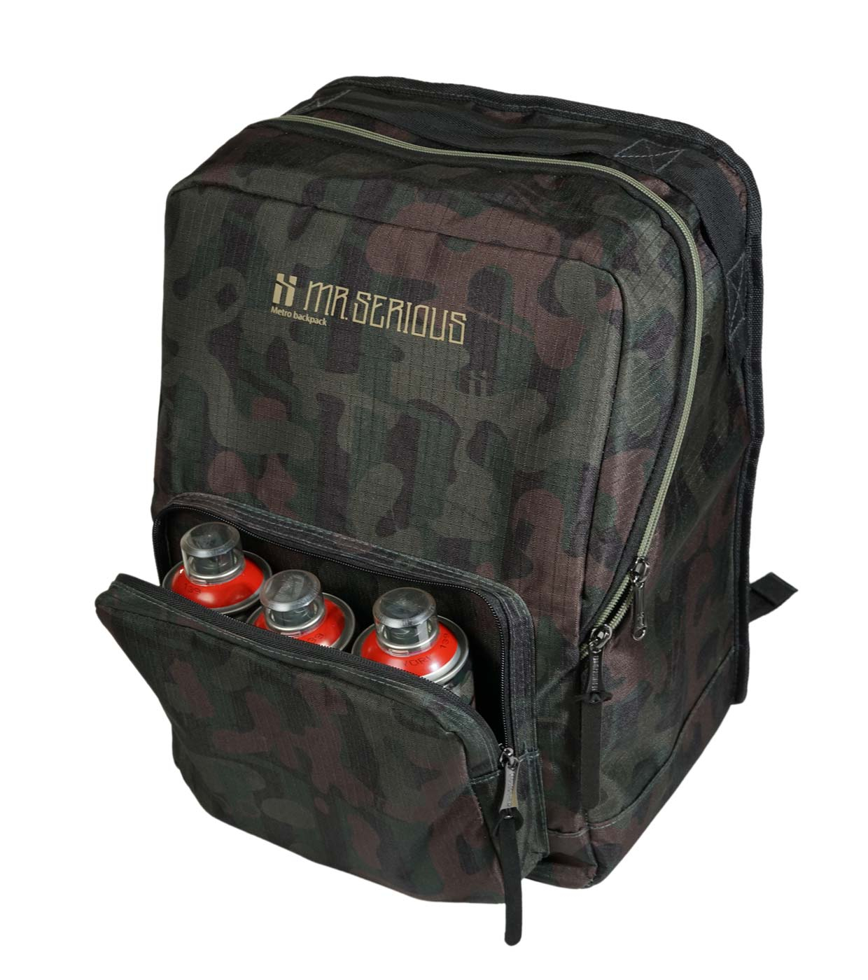 Obrázek: mr-serious-metro-backpack-camouflage-front-pocket